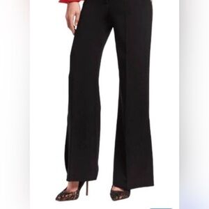 Alberto Makali Women’s Size 6 Black Trouser Dress Pants Classic Elegant Wide Leg